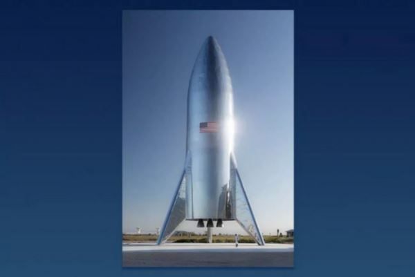 #фото | Часть прототипа ракеты Starship компании SpaceX упала из-за сильного ветра