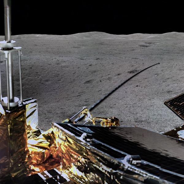 CNSA опубликовало новые фотографии со станции «Чанъэ-4» и видео её посадки на Луну [Дополнено]