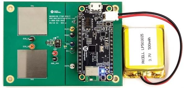 Maxim представляет первый в отрасли интегрированный модуль биосенсора для измерения ФПГ и ЭКГ