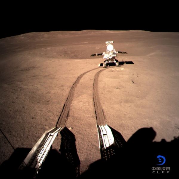 CNSA опубликовало новые фотографии со станции «Чанъэ-4» и видео её посадки на Луну [Дополнено]