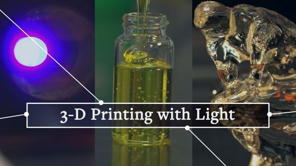 #видео | 3D-принтер для быстрой и бесшовной печати при помощи света